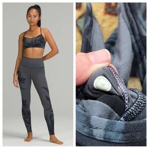 Lululemon Flow Y Bra Nulu Light Support A–C Cups Botanical Bloom ancho 4